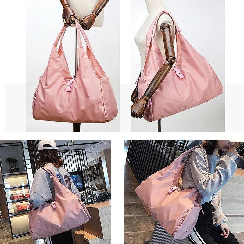 All-Purpose Gym & Yoga Bag: Durable Nylon Tote for Men & Women